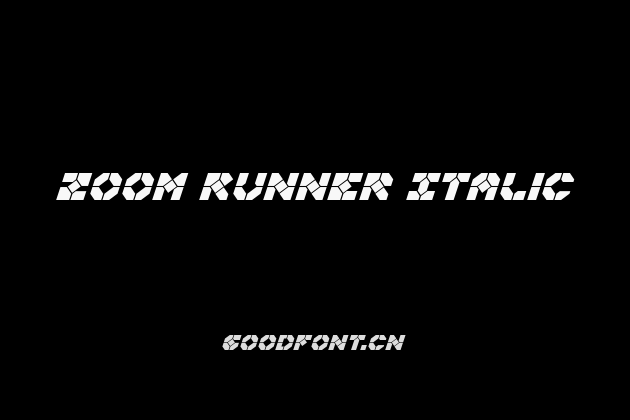 Zoom Runner Italic