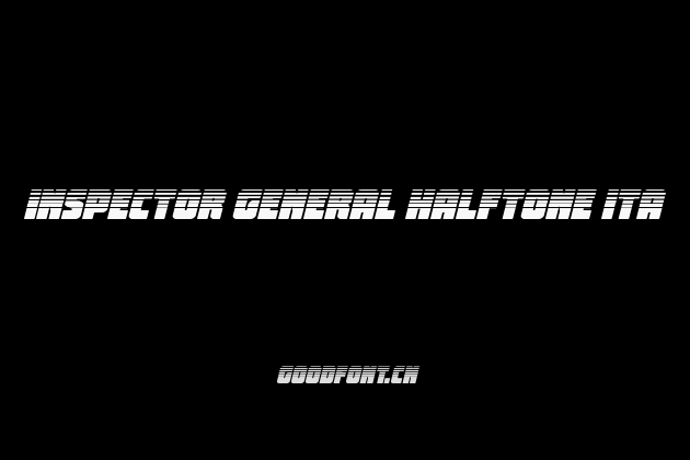 Inspector General Halftone Ita