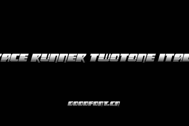 Space Runner Twotone Italic