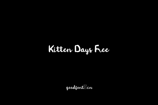 Kitten Days Free
