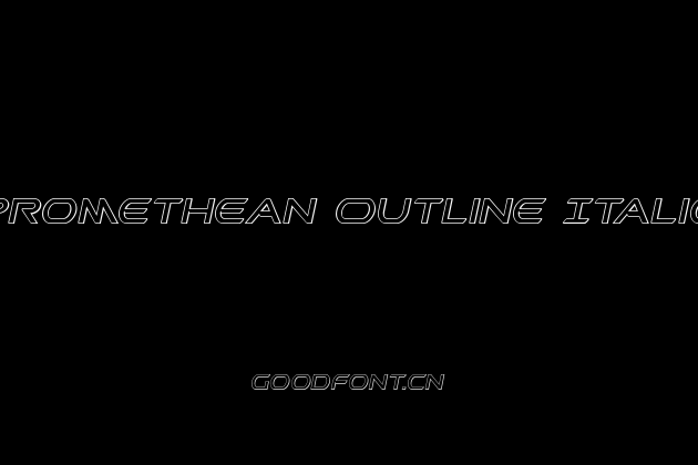 Promethean Outline Italic