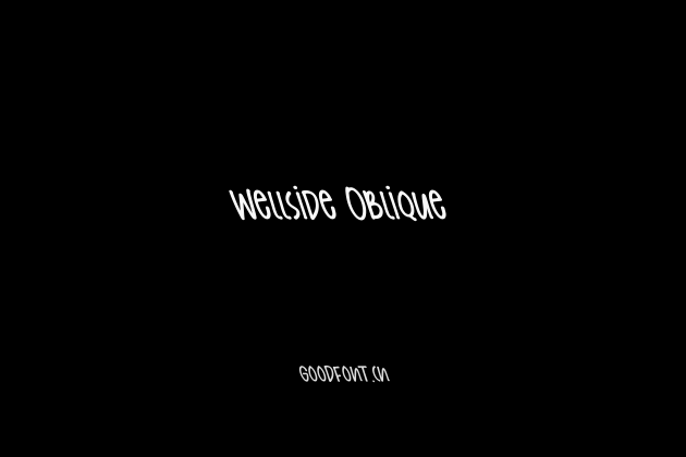 Wellside Oblique