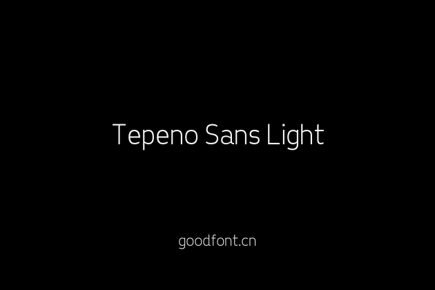 Tepeno Sans Light
