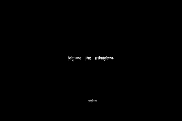 holyrose-font-midnightea