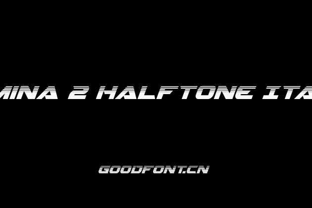Gemina 2 Halftone Italic