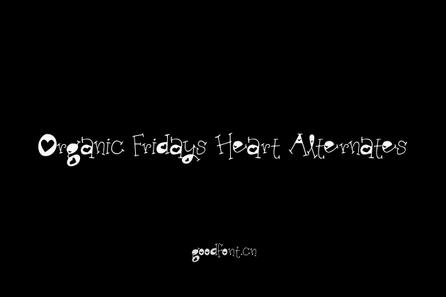 Organic Fridays Heart Alternates
