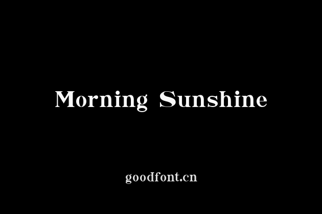Morning Sunshine