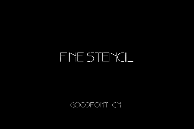 Fine stencil