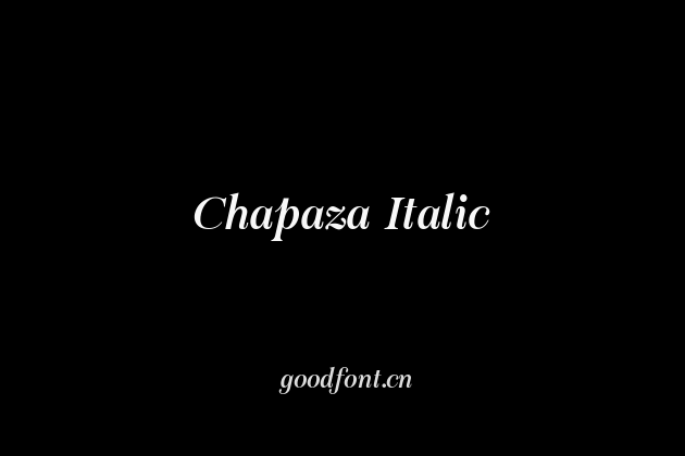 Chapaza Italic