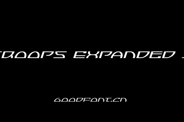 Jumptroops Expanded Italic
