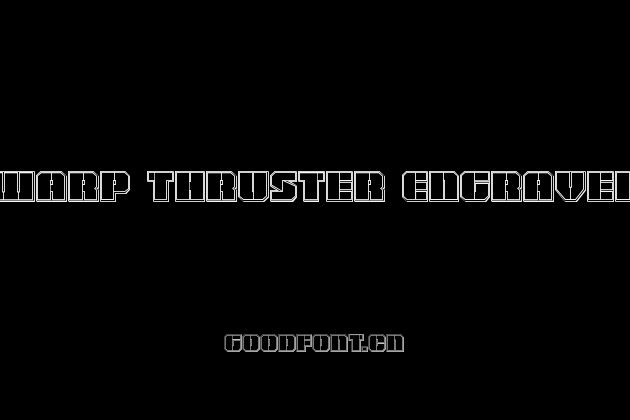 Warp Thruster Engraved