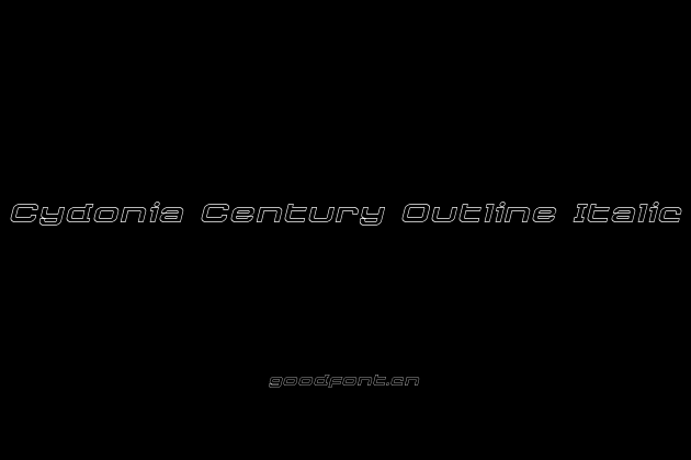 Cydonia Century Outline Italic
