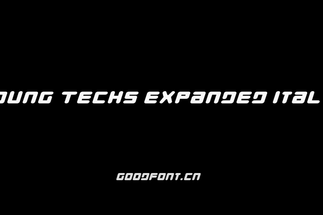 Young Techs Expanded Italic