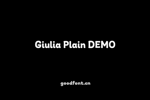 Giulia Plain DEMO