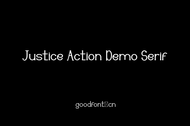 Justice Action Demo Serif