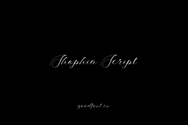 Shophia Script