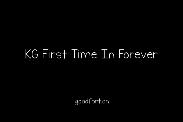 KG First Time In Forever
