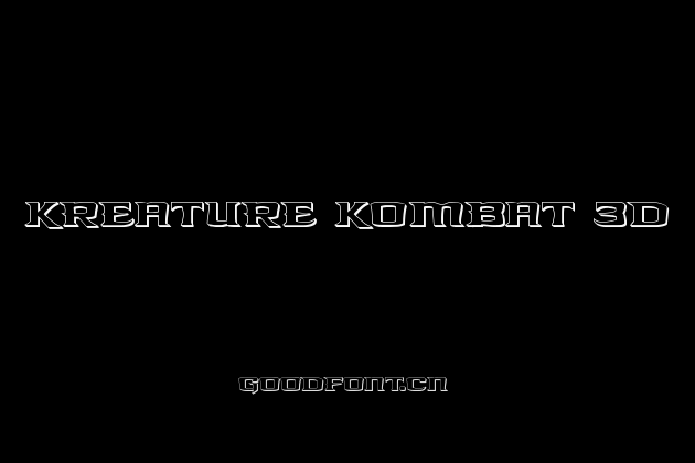 Kreature Kombat 3D