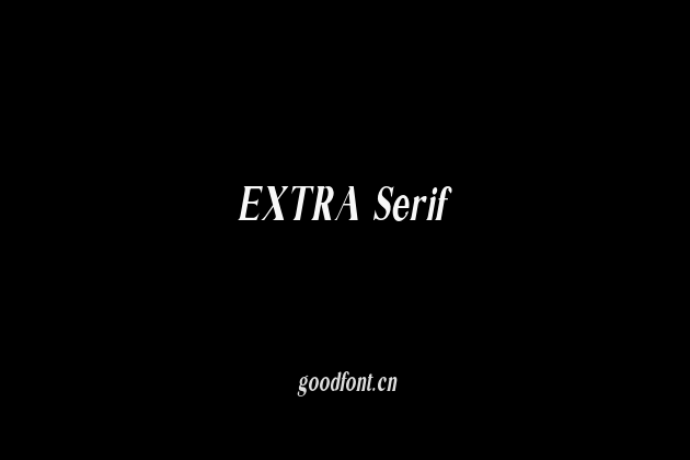 EXTRA Serif