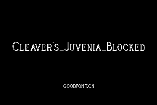 Cleaver's_Juvenia_Blocked