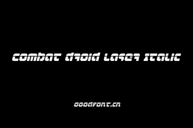 Combat Droid Laser Italic