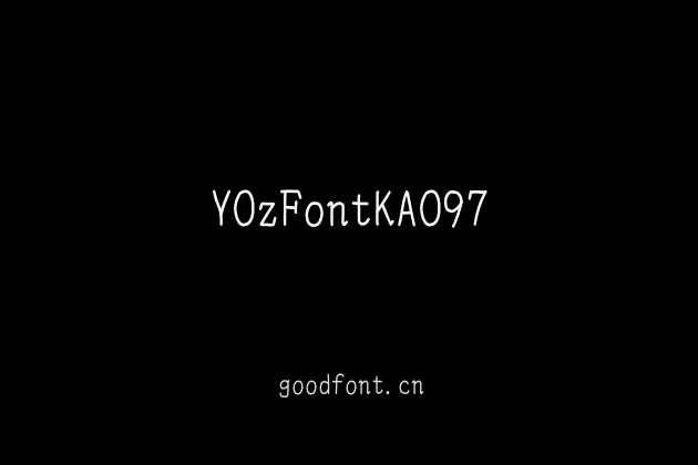 YOzFontKAO97