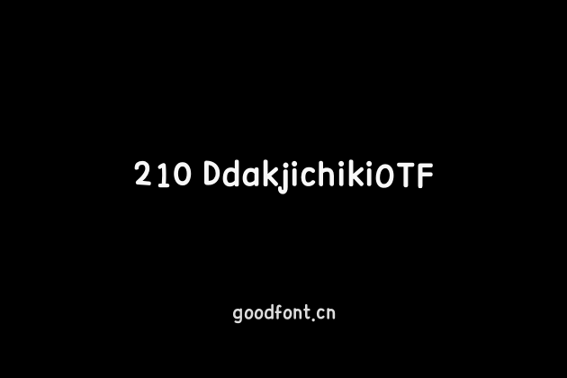 210 DdakjichikiOTF