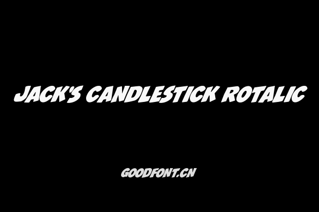 Jack's Candlestick Rotalic